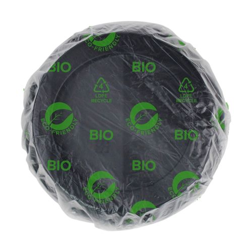 Eco-Friendly BIO-Wrapped Black Lid, Individually Wrapped, Fits 10-16oz Hot Cups